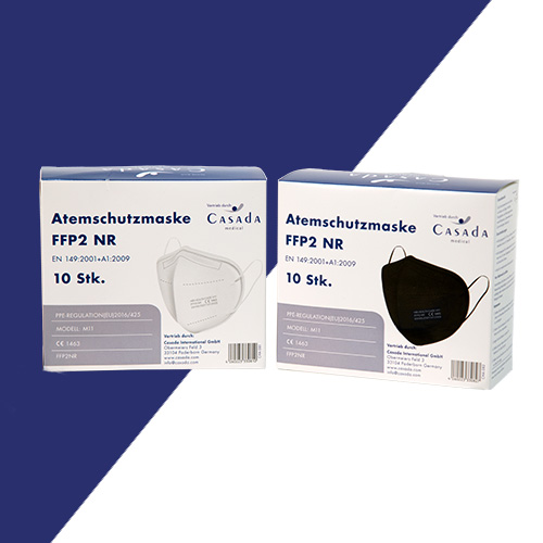 Casada FFP2 NR Atemschutzmasken mit Ohrbändern Casada FFP2 NR Atemschutzmasken mit Ohrbändern
