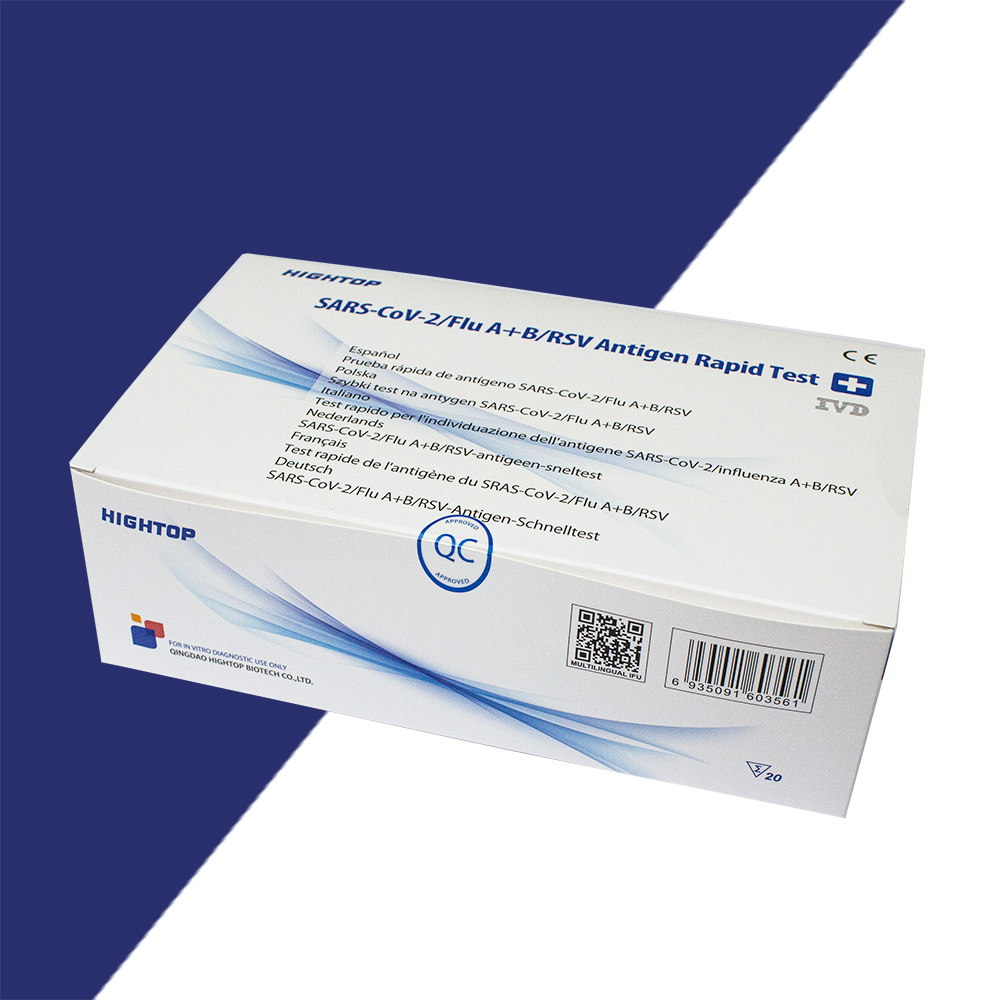 Hightop 4 in 1 +Influenza +Covid-19 Combo Antigen-Test