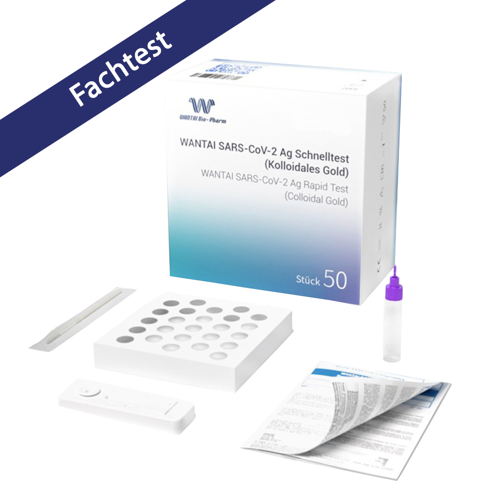 Wantai SARS-CoV-2 Antigen-Schnelltest (50er Packung)  