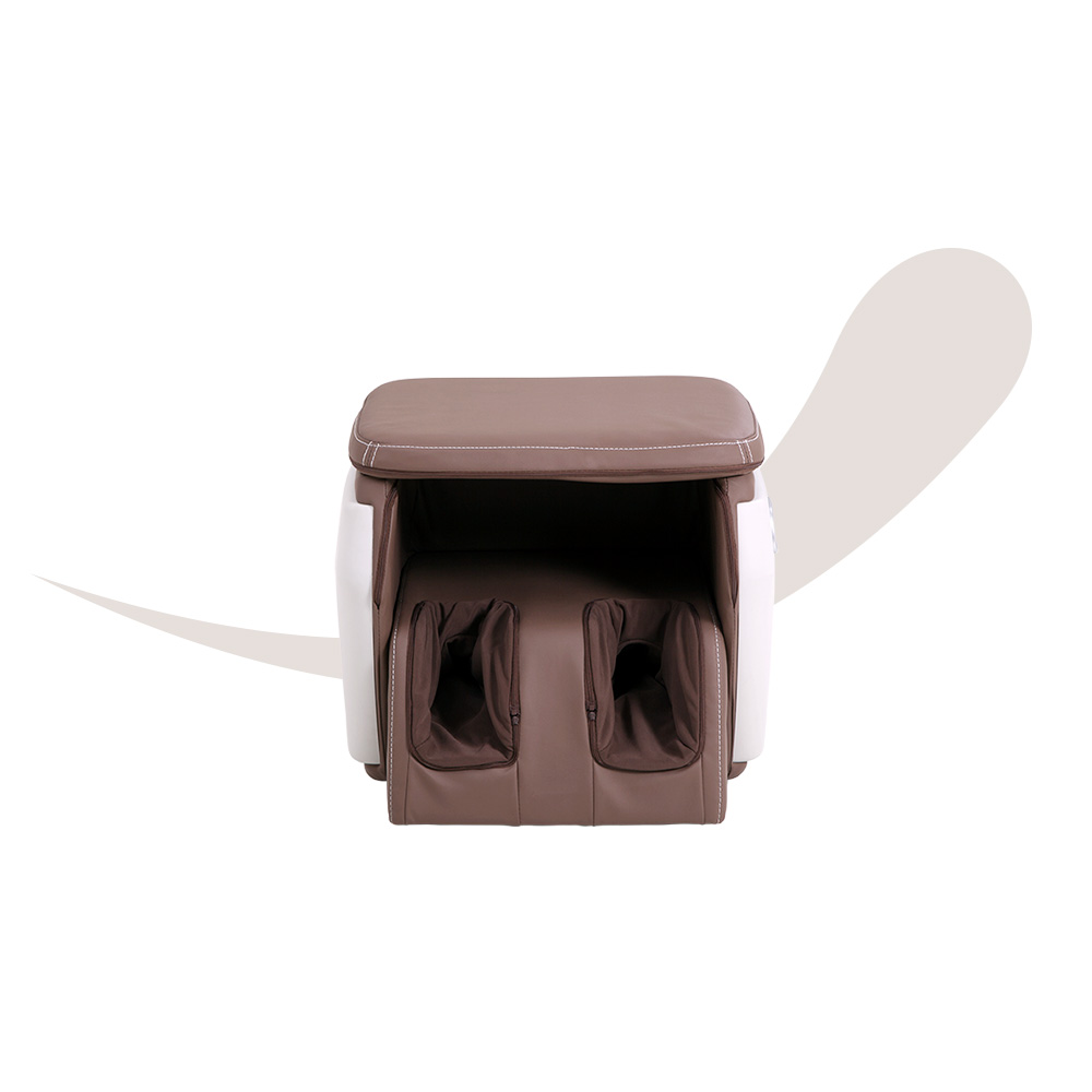 Smart V-Massagesessel khaki/weiß
