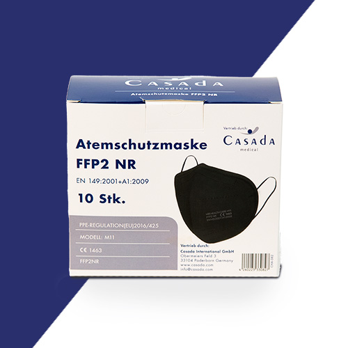 Casada FFP2 NR Atemschutzmasken mit Ohrbändern Casada FFP2 NR Atemschutzmasken mit Ohrbändern
