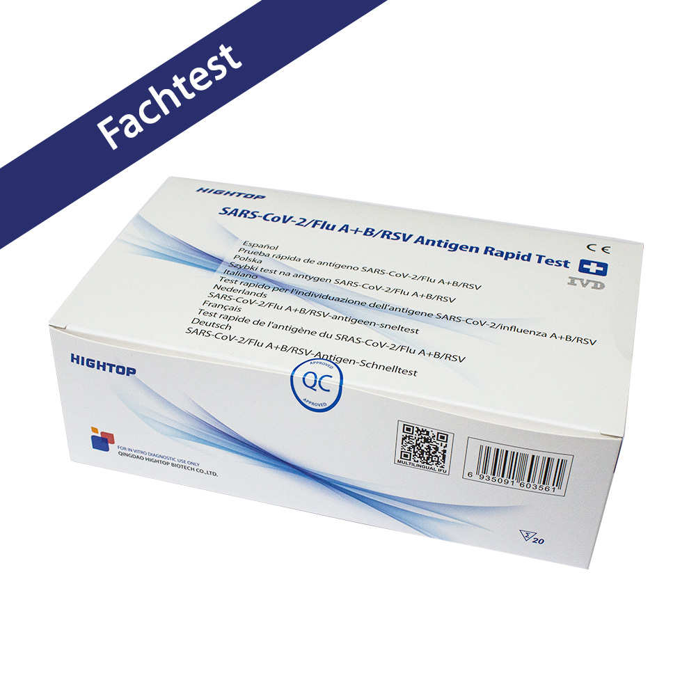 Hightop 4 in 1 +Influenza +Covid-19 Combo Antigen-Test