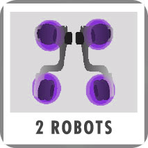 2 Massage-Roboter