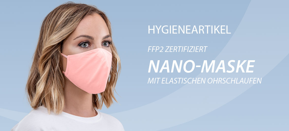 Hygieneartikel Nano-Maske mit Ohrschlaufen