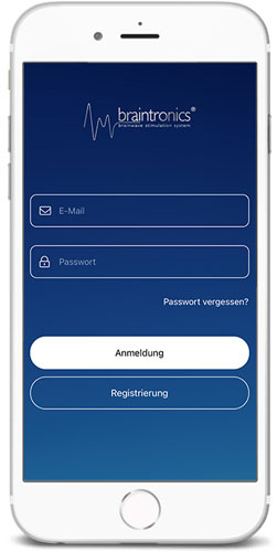 braintronics® II App Anmeldung